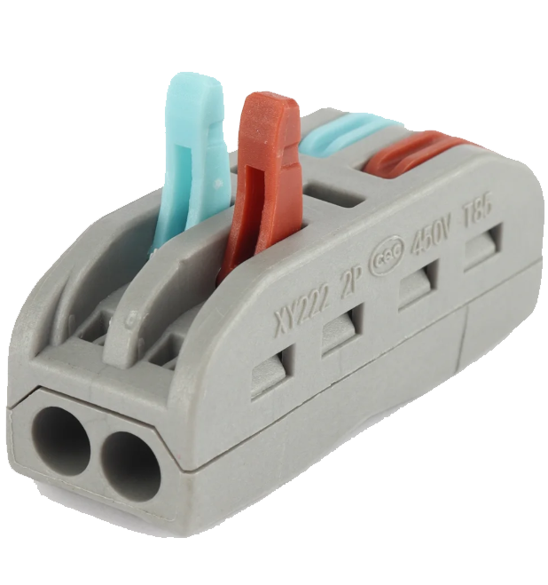 Клемма проходная Wago 2P (50шт)