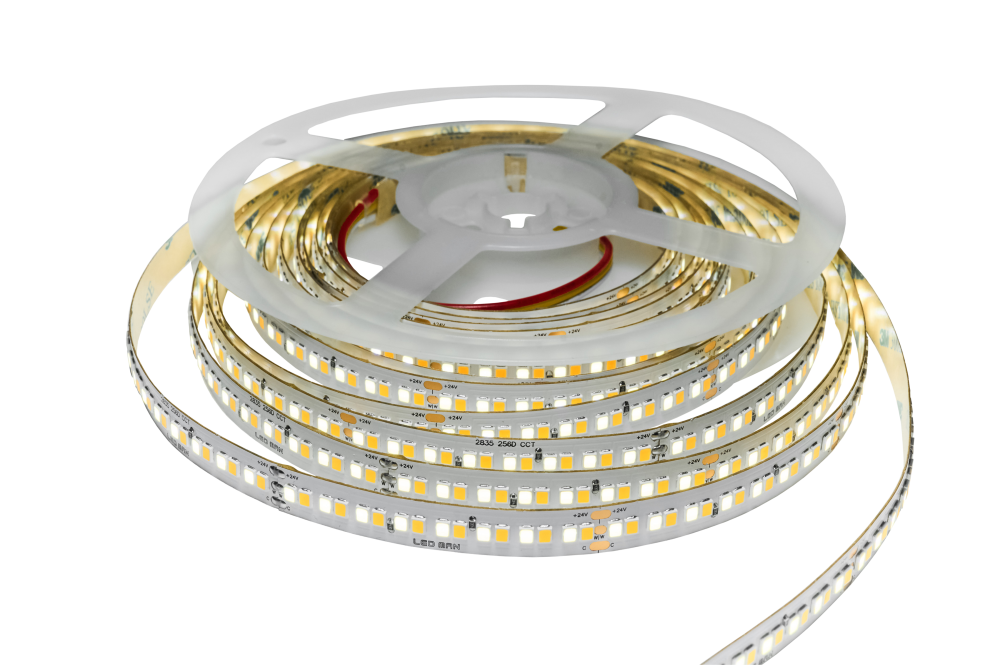 Светодиодная лента, одноцветная, CCT, 18W, 70д/м, 1800-6000K