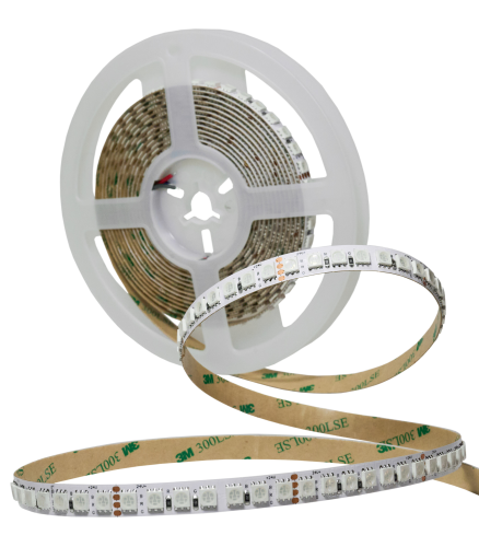 LED MAN, 5050 Лента св/д RGB 20Вт 126д/м 24В (10мм)