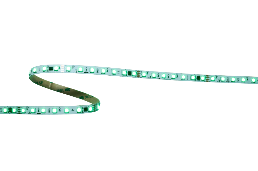 Светодиодная лента, многоцветная, RGB SPI, 14W, 70д/м