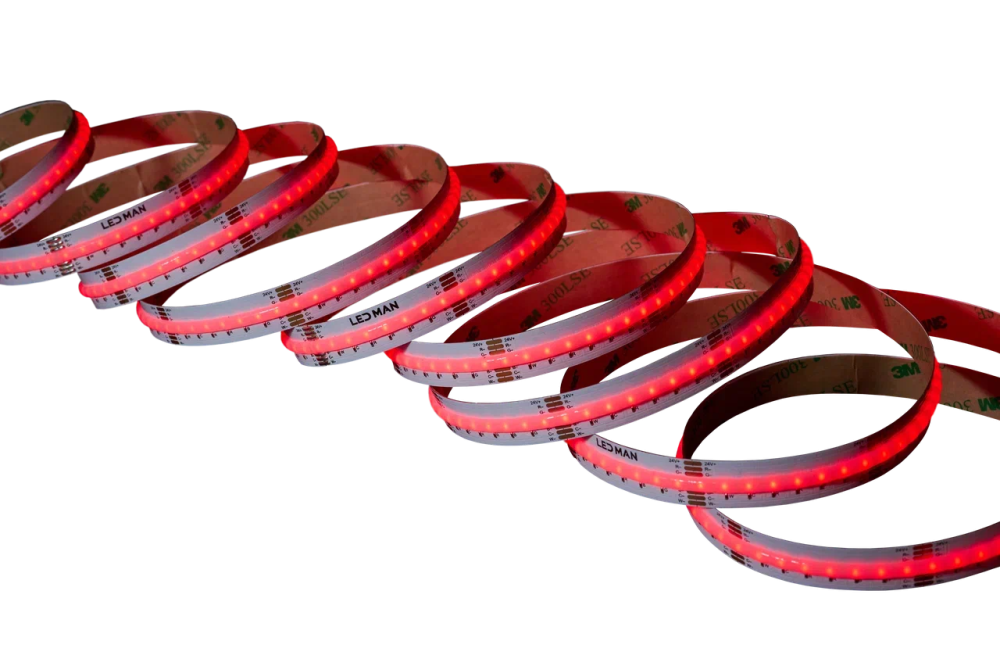 Лента COB RGB 15Вт 630д/м 24В (10мм)