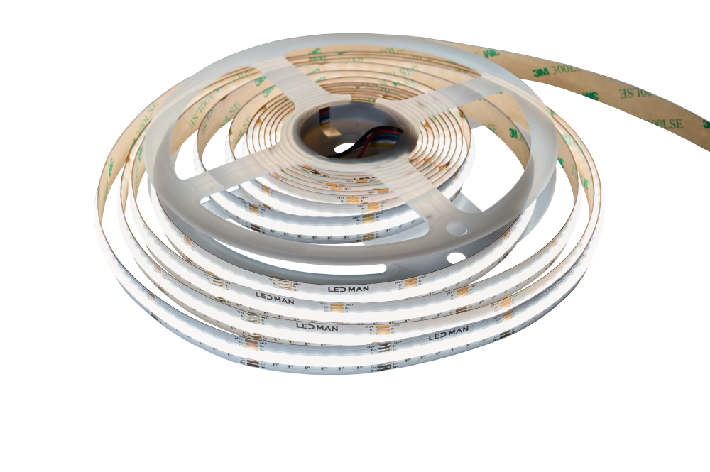 Светодиодная лента, многоцветная, COB RGB+CCT, 18W