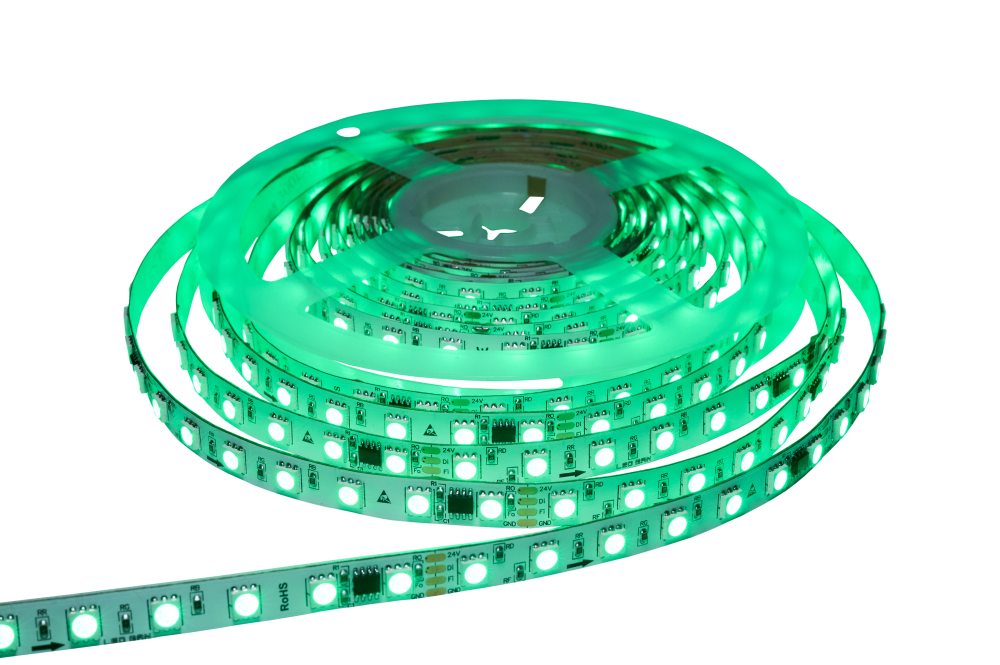 Светодиодная лента, многоцветная, RGB SPI, 14W, 70д/м