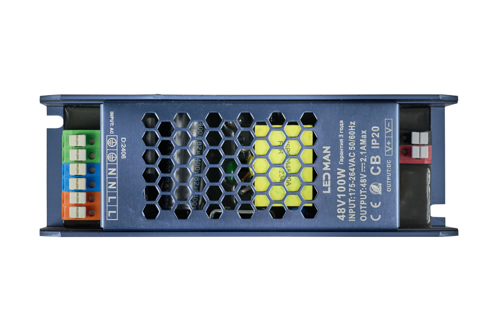 LED MAN, Блок питания, 100Вт 48В, выносной