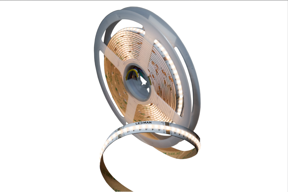Светодиодная лента, многоцветная, COB RGB+CCT, 18W