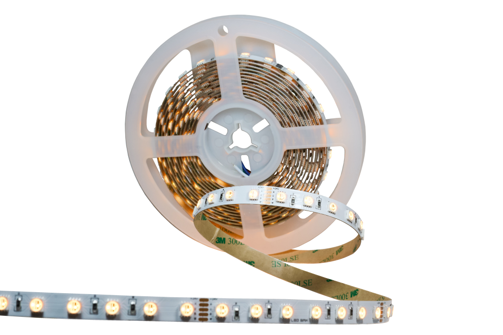 Светодиодная лента, многоцветная, RGBW, 15W, 70д/м, 4000K