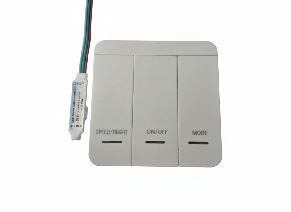 LED MAN, Контроллер-панель настенный для ленты DIGITAL RUNNING, КНОПОЧНЫЙ