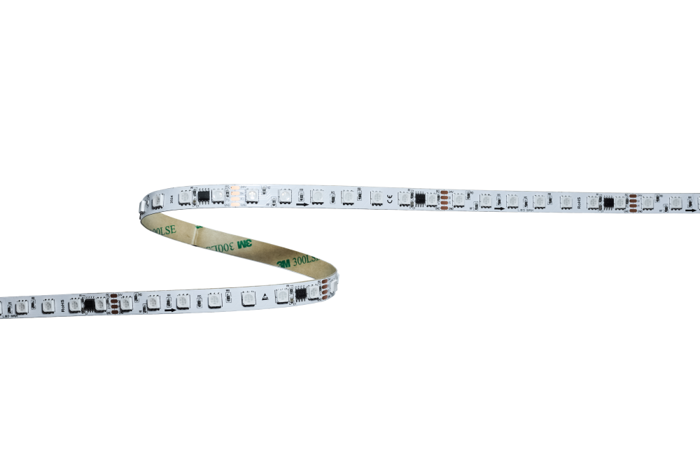 Светодиодная лента, многоцветная, RGB SPI, 14W, 70д/м