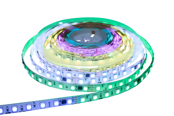 LED MAN, 5050 Лента св/д RGB SPI 14Вт 70д/м 24В (10мм)