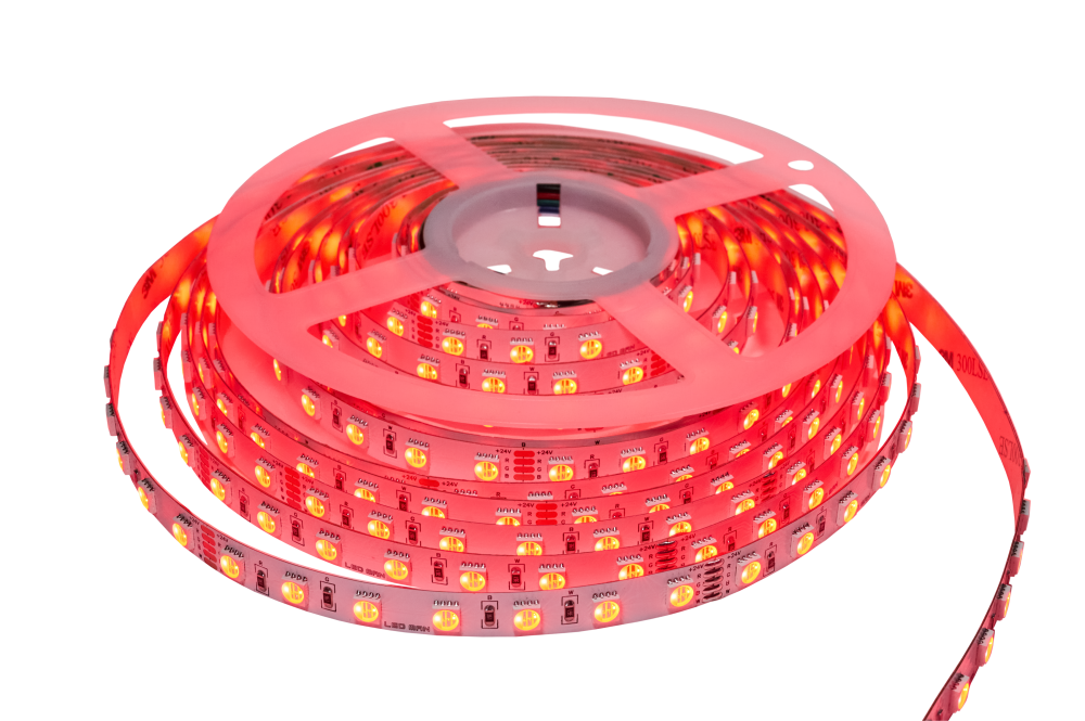Светодиодная лента, многоцветная, RGBW, 15W, 70д/м, 6000K
