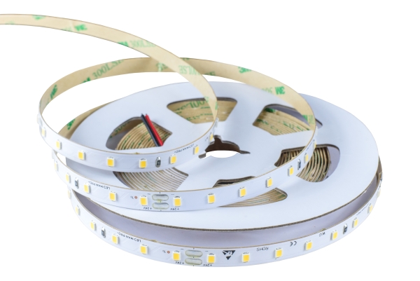 LED MAN, 2835 Лента св/д PRO+, 8вт/м, 80д/м, 24В, 4000K, 3М 9495, 3Oz, 8мм, 5м/кат