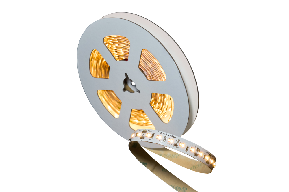 Лента  PRO+ Dim To Warm, 15вт/м, 224д/м, 24В, 1700-3500K, 5м/кат