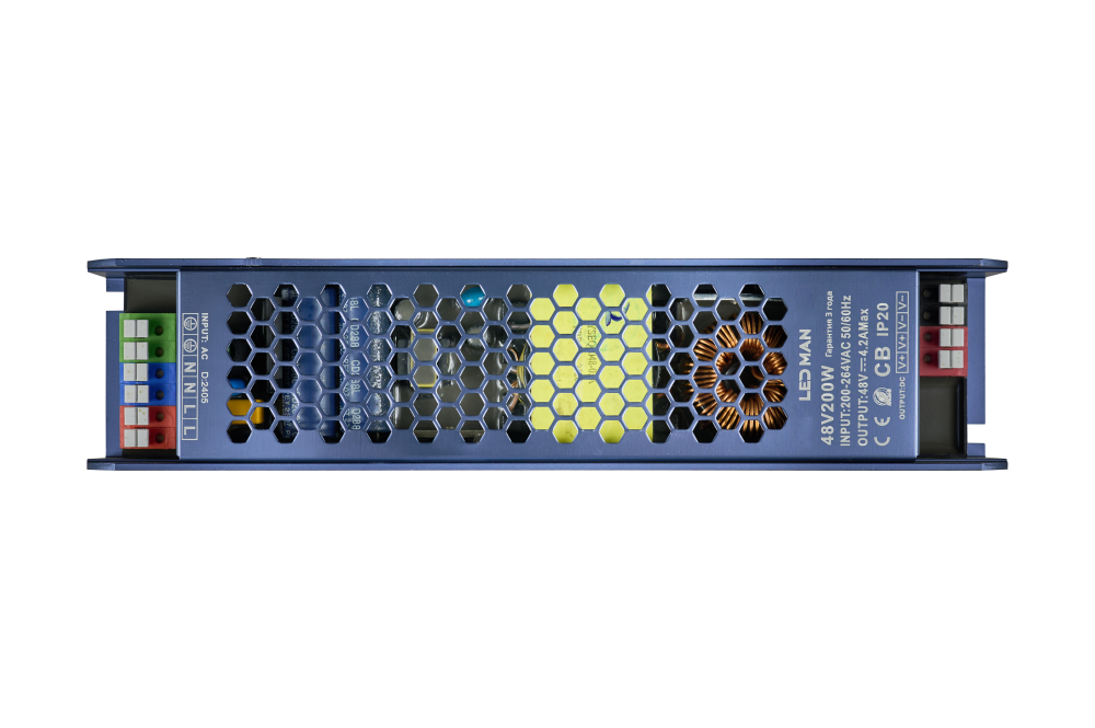LED MAN, Блок питания, 200Вт 48В, выносной