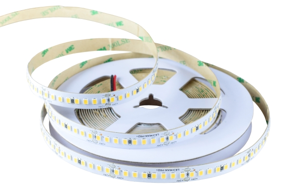 LED MAN, 2835 Лента св/д PRO+, 18вт/м, 192д/м, 24В, 2700K, 3М 9495, 3Oz, 10мм, (25м/кат)
