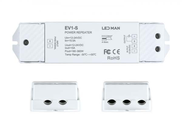 Усилитель EV1-S, 15,5A, 1 канальный 1*15,5A