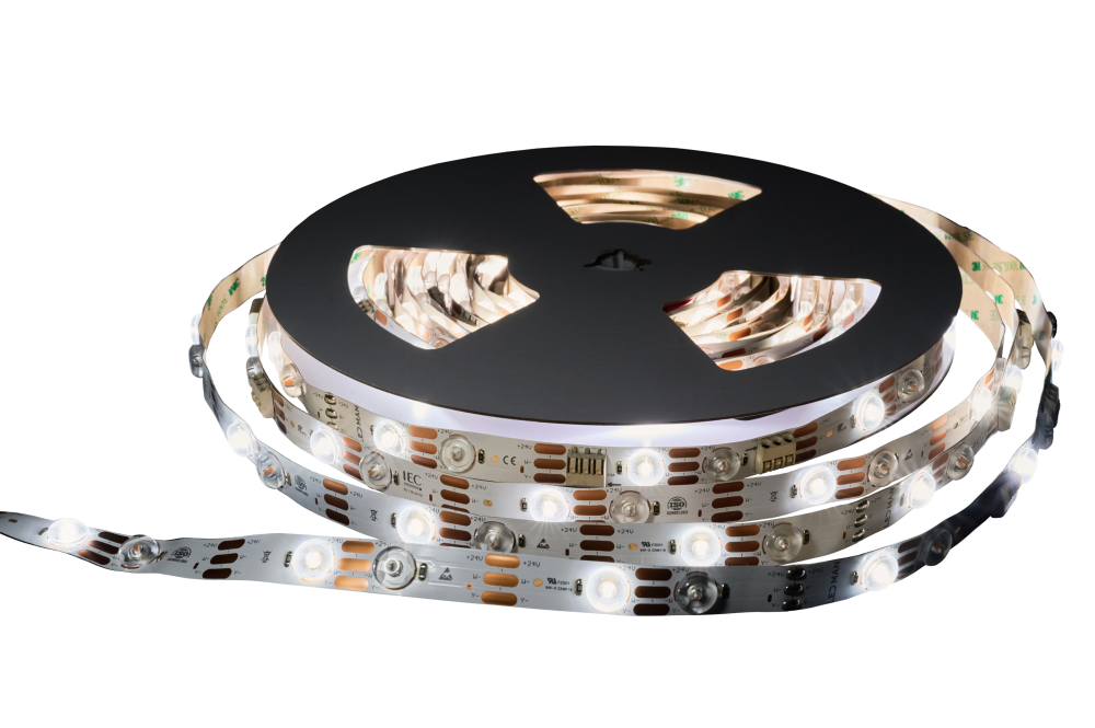 Светодиодная лента, одноцветная, LENS CCT, 9,6*2=19,2W, 2700+6800K