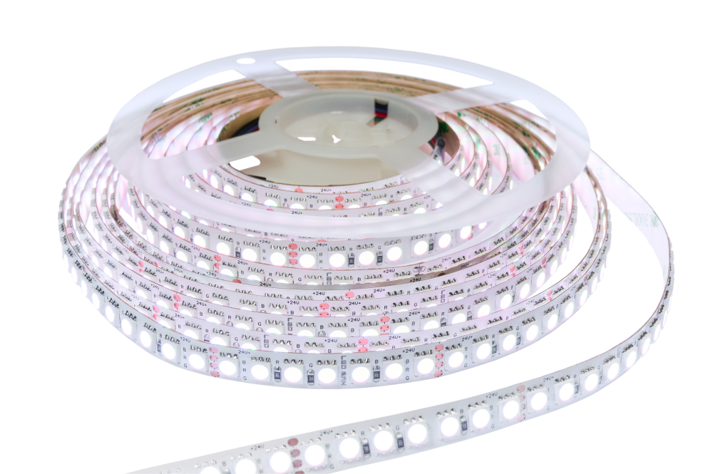 Светодиодная лента, многоцветная, RGB, 20W, 126д/м