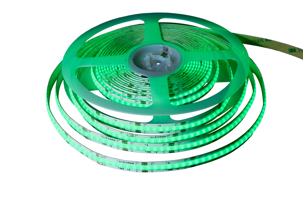 Светодиодная лента, многоцветная, COB RGB, 15W