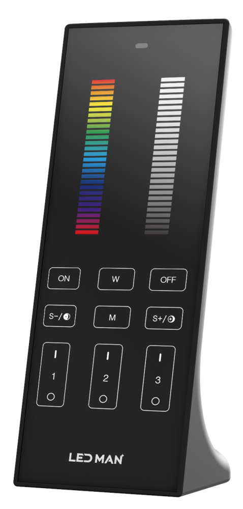 Пульт ДУ Настольный SR3-3, 3-зоны, RGB+CCT, 2.4Гц