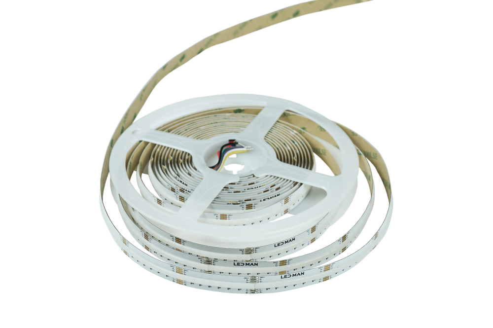 Светодиодная лента, многоцветная, COB RGB+CCT, 18W