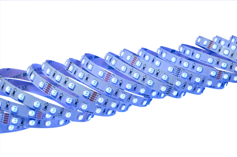Светодиодная лента, многоцветная, RGBW, 15W, 70д/м, 4000K