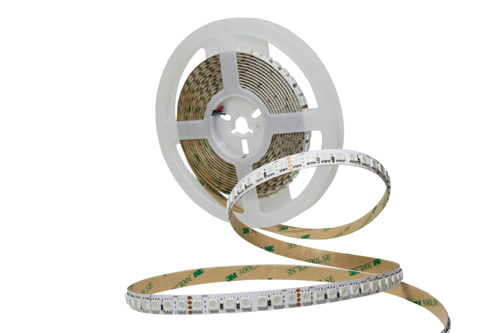 Светодиодная лента, многоцветная, RGBW, 15W, 70д/м, 4000K