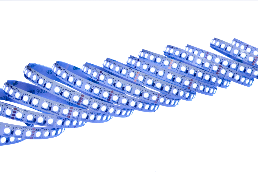 Светодиодная лента, многоцветная, RGB, 20W, 126д/м