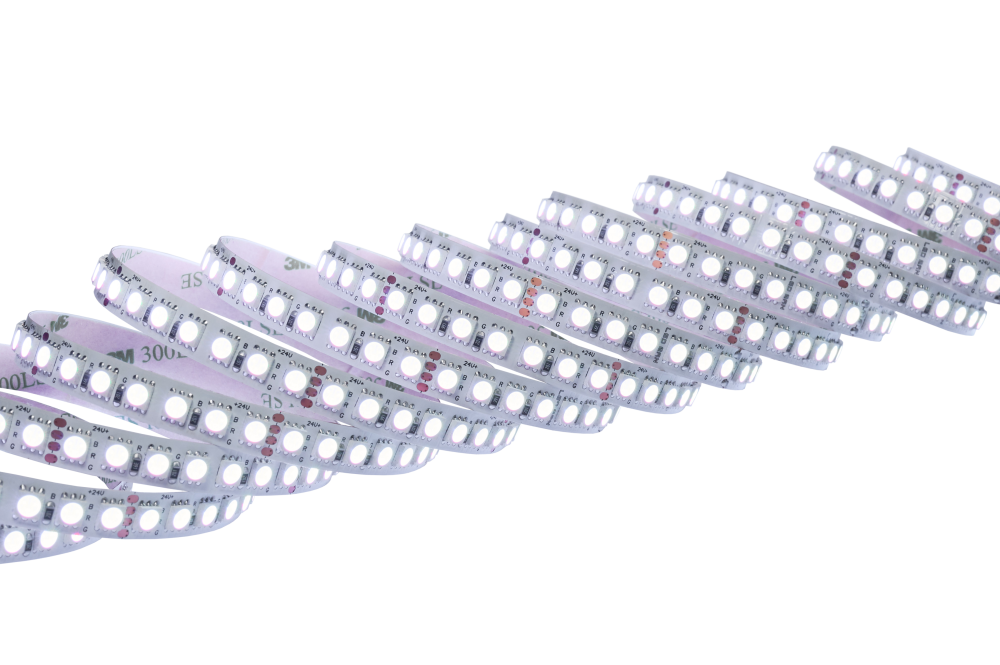 Светодиодная лента, многоцветная, RGB, 20W, 126д/м