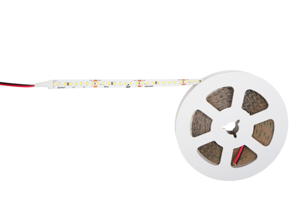 LED MAN, 2835 Лента св/д OPTIMAL, 15вт/м, 160д/м, 24В, 2700K, 3М 9495, 2Oz, 10мм, 5м/кат