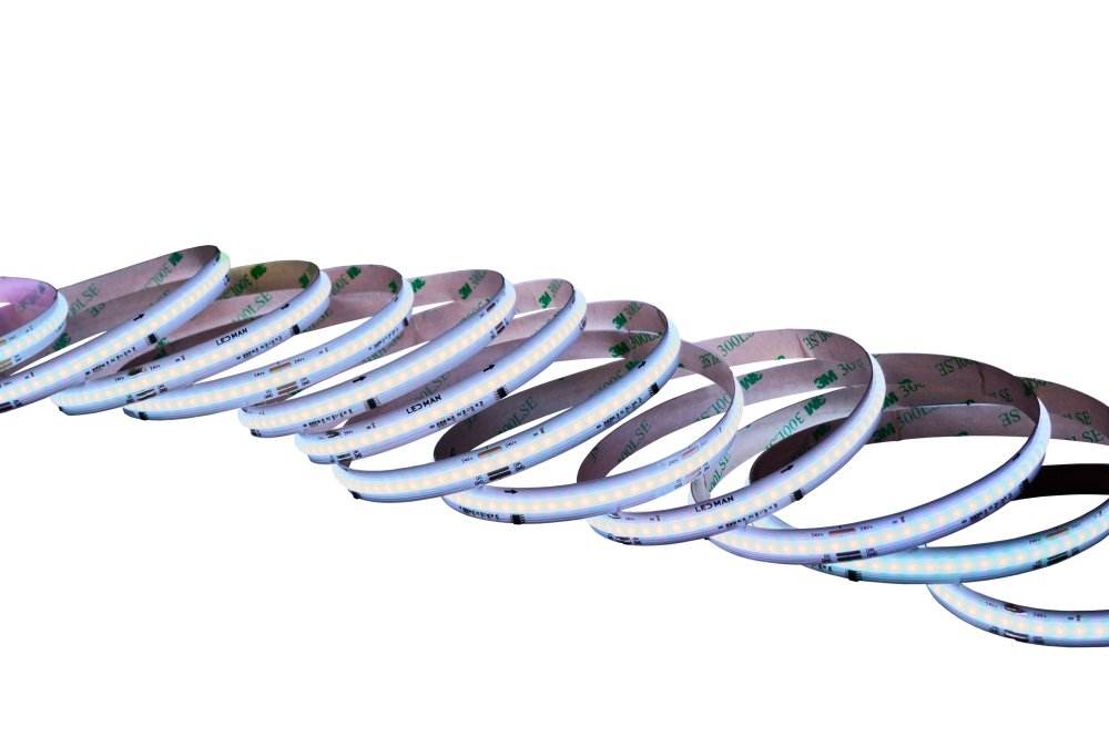 Светодиодная лента, многоцветная, COB RGB SPI, 12W