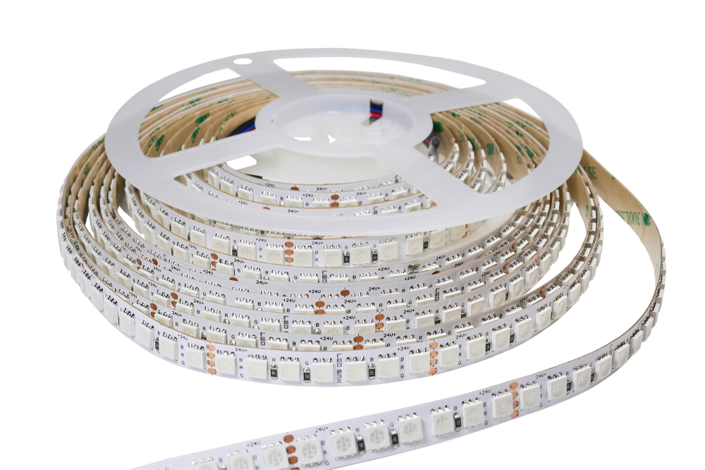 LED MAN, 5050 Лента св/д RGB 20Вт 126д/м 24В (10мм)