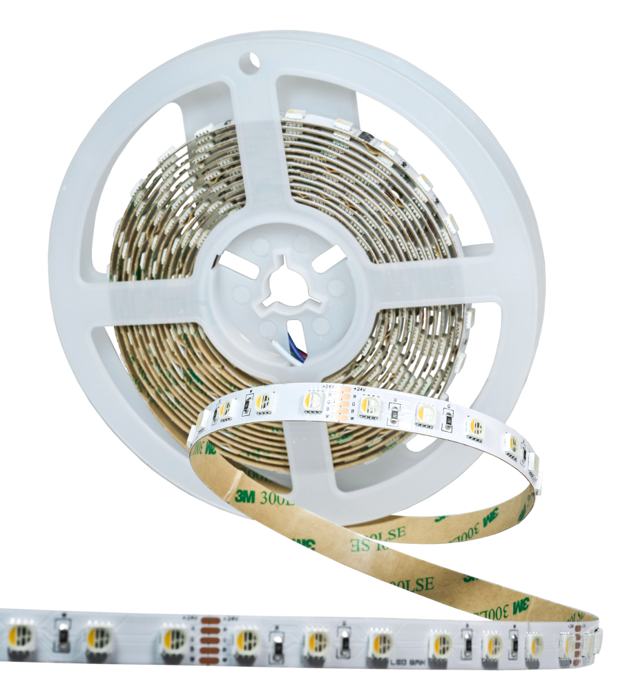 LED MAN, 5050 Лента св/д RGBW(6000K) 15Вт 70д/м 24В (10мм)