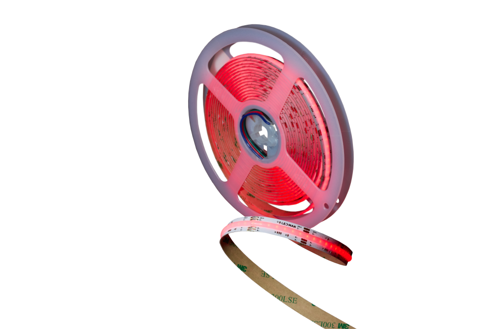 Светодиодная лента, многоцветная, COB RGB, 15W