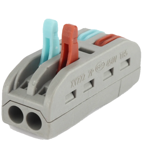 Клемма проходная Wago 2P (50шт)