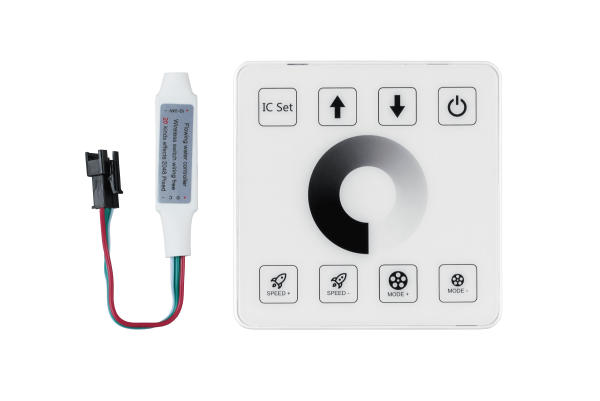 LED MAN, Контроллер-панель настенный для ленты DIGITAL RUNNING, СЕНСОРНЫЙ