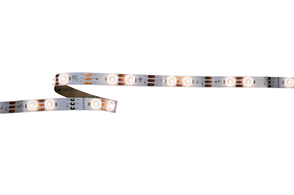 Светодиодная лента, одноцветная, LENS, 9,6*2=19,2W, 4800K