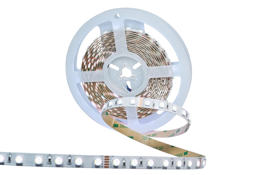Светодиодная лента, многоцветная, RGBW, 15W, 70д/м, 6000K