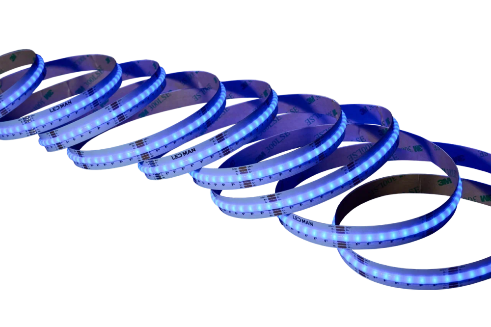 Лента COB RGB 15Вт 630д/м 24В (10мм)