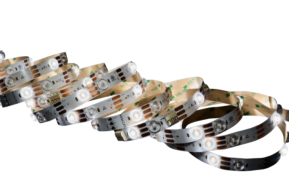 Светодиодная лента, одноцветная, LENS CCT, 9,6*2=19,2W, 2700+6800K