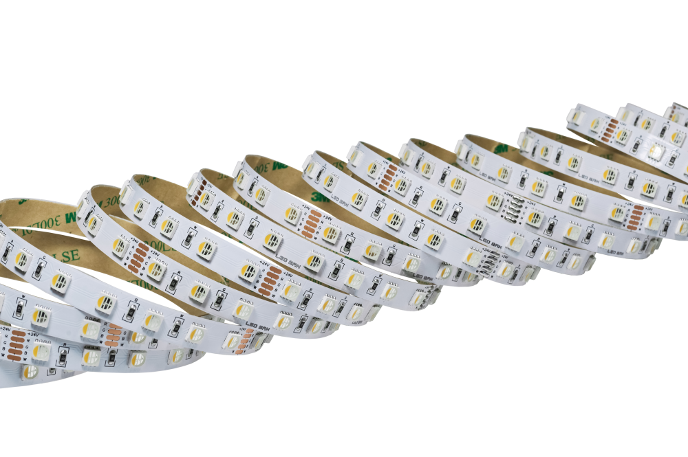 Светодиодная лента, многоцветная, RGBW, 15W, 70д/м, 6000K