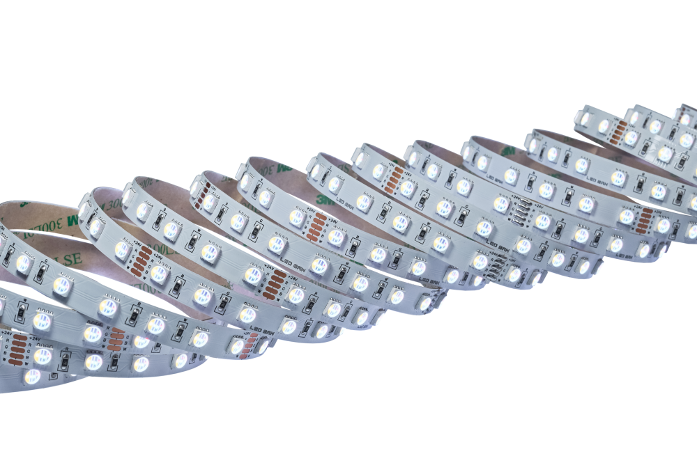 Светодиодная лента, многоцветная, RGBW, 15W, 70д/м, 6000K